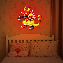 Pokemon Magmar UV Sign