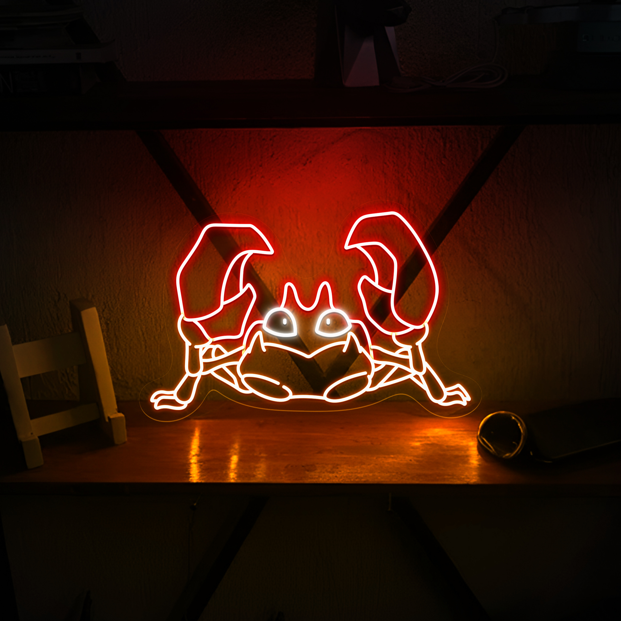 Pokemon Krabby Neon Sign