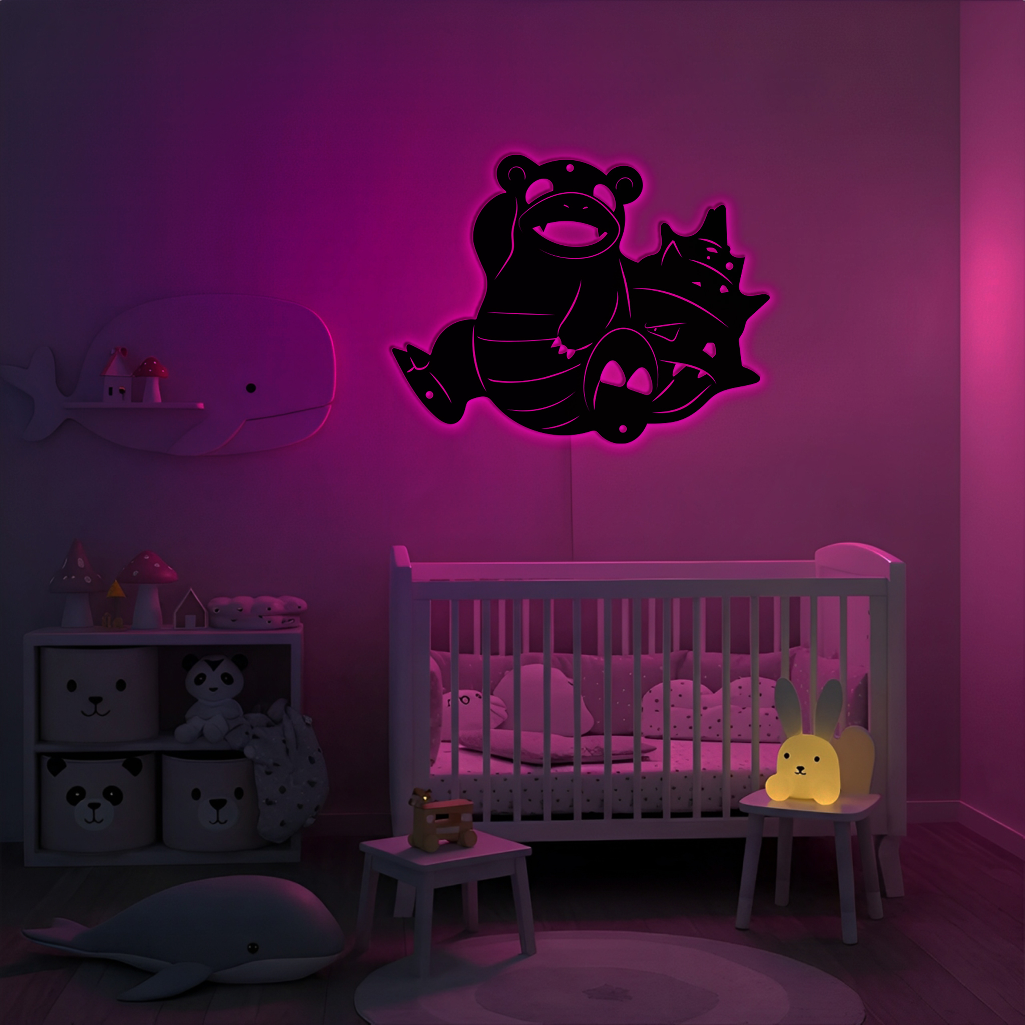 Slowbro Pokemon Metal Sign