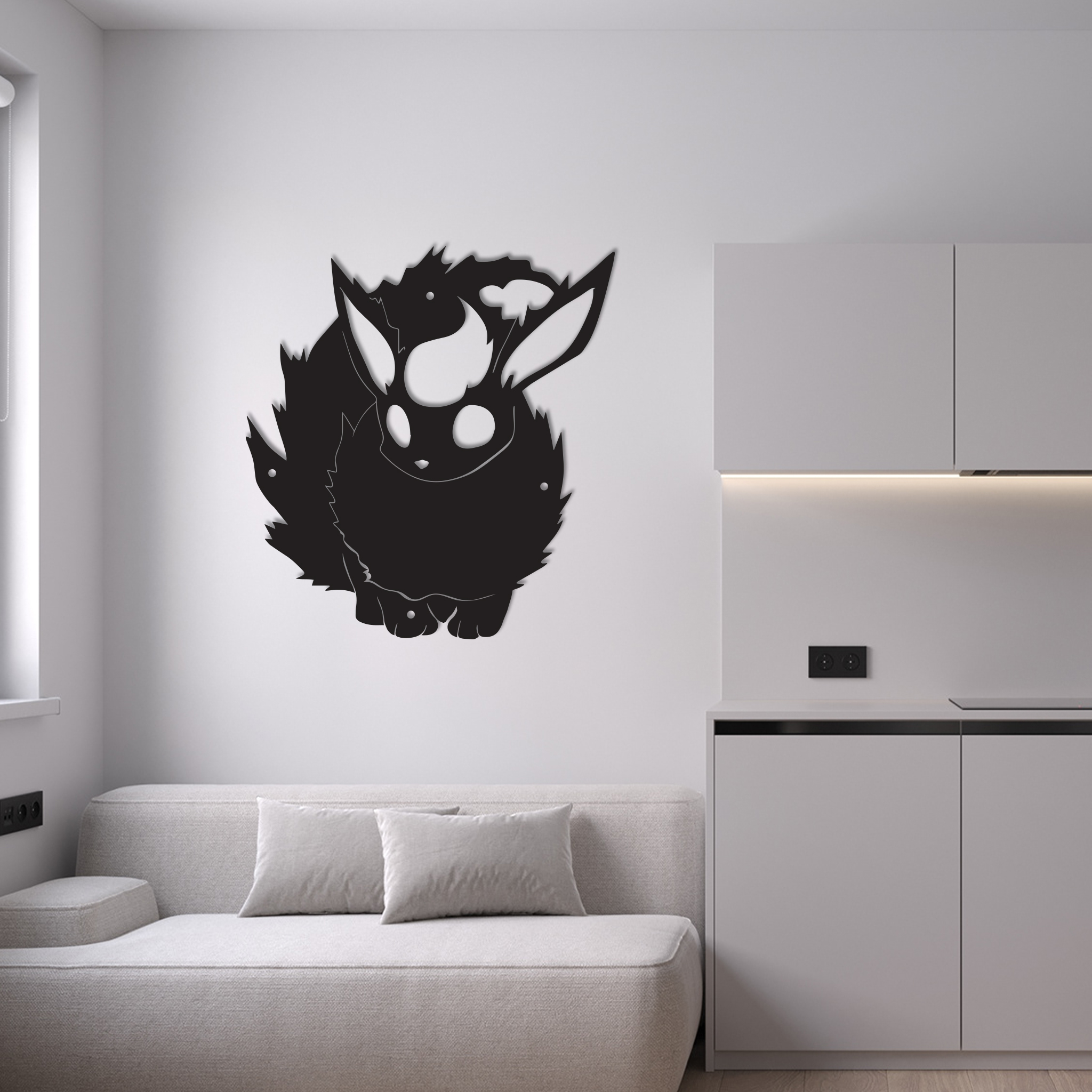Flareon Pokemon Metal Sign