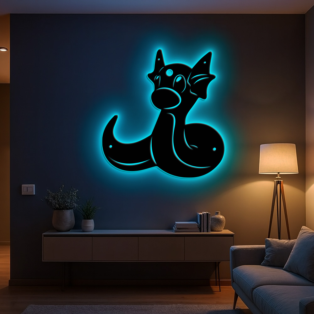Dratini Pokemon Metal Sign