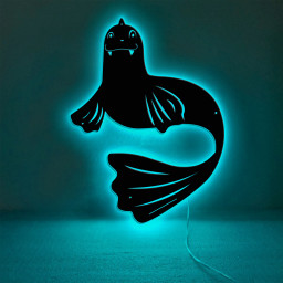 Dewgong Pokemon Metal Sign