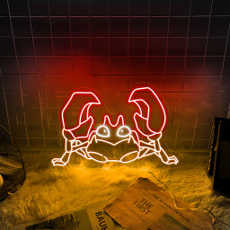 Pokemon Krabby Neon Sign