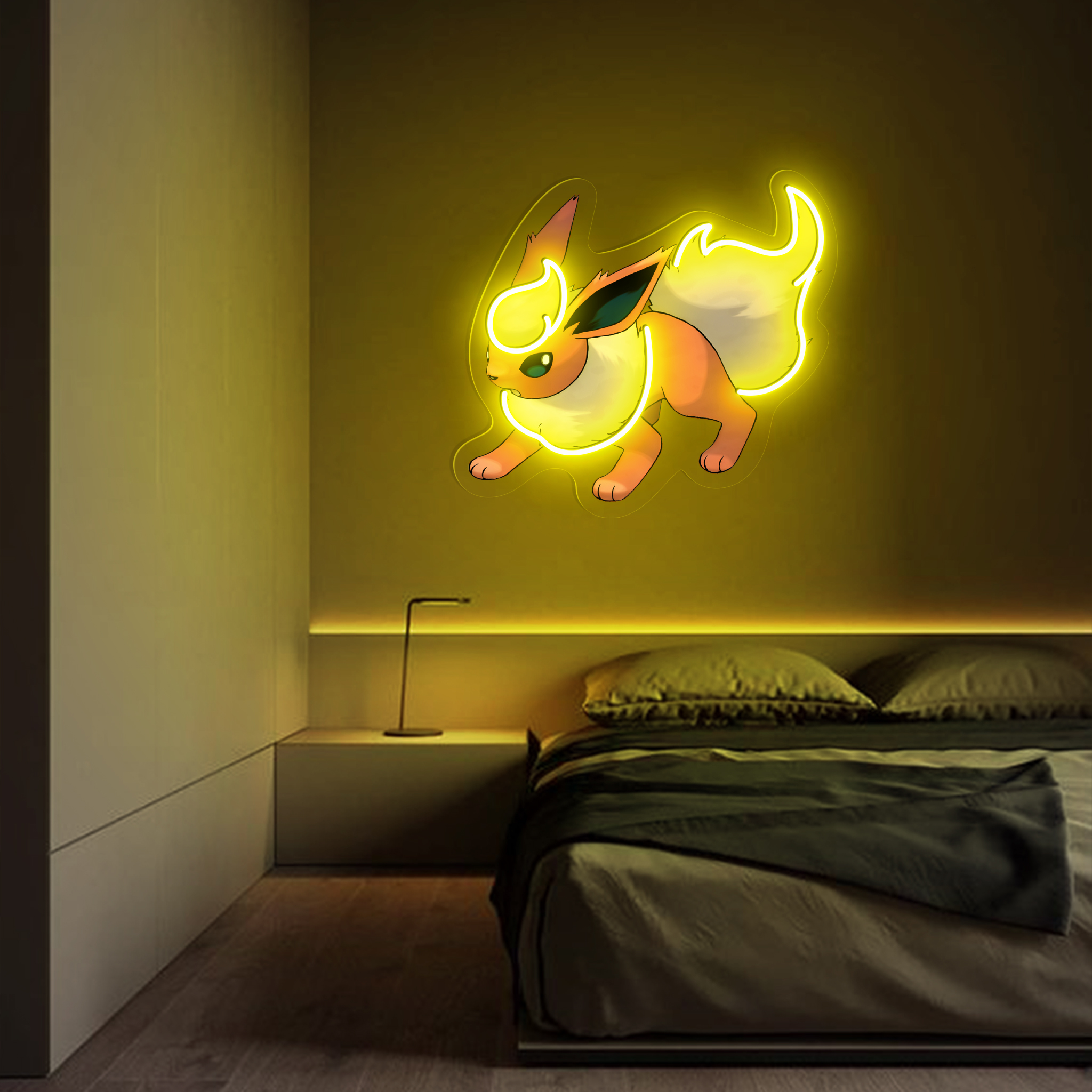 Flareon Pokemon UV Signs
