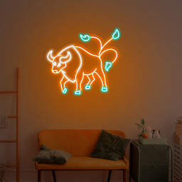 Pokemon Tauros Neon Sign