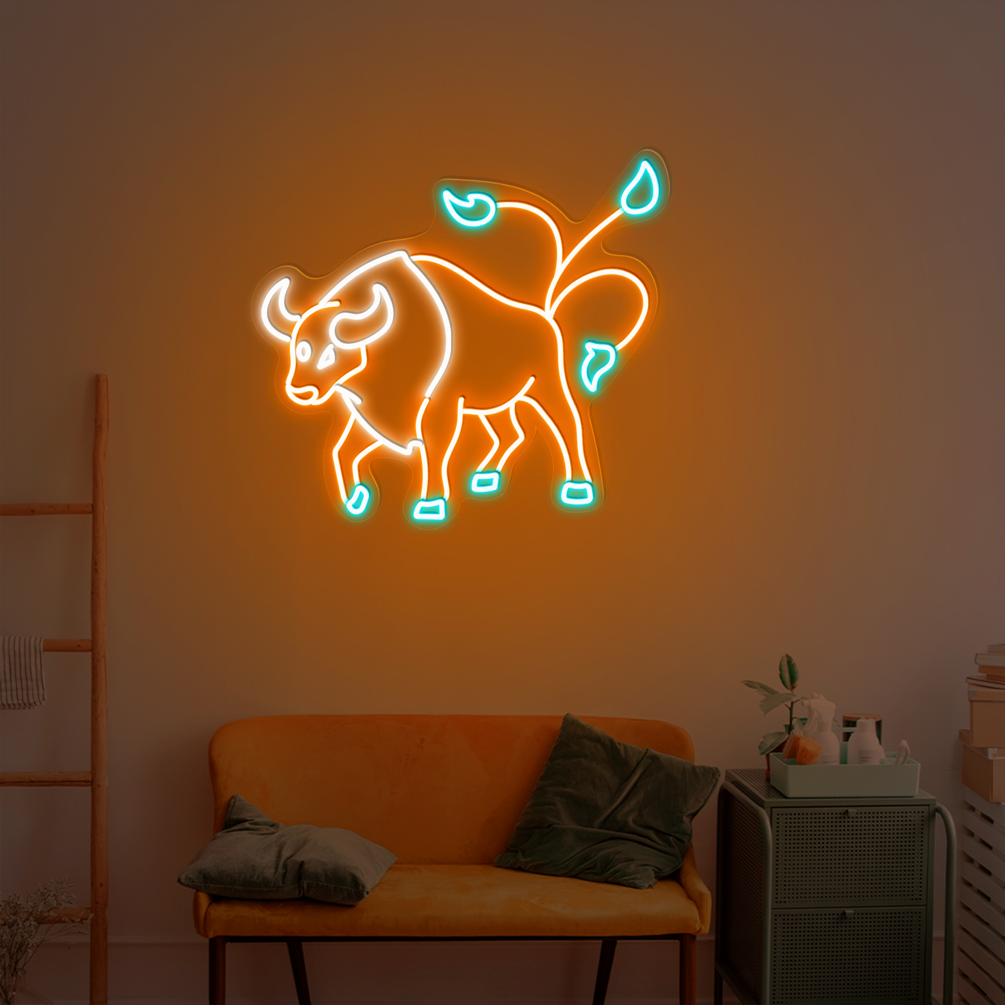 Pokemon Tauros Neon Sign