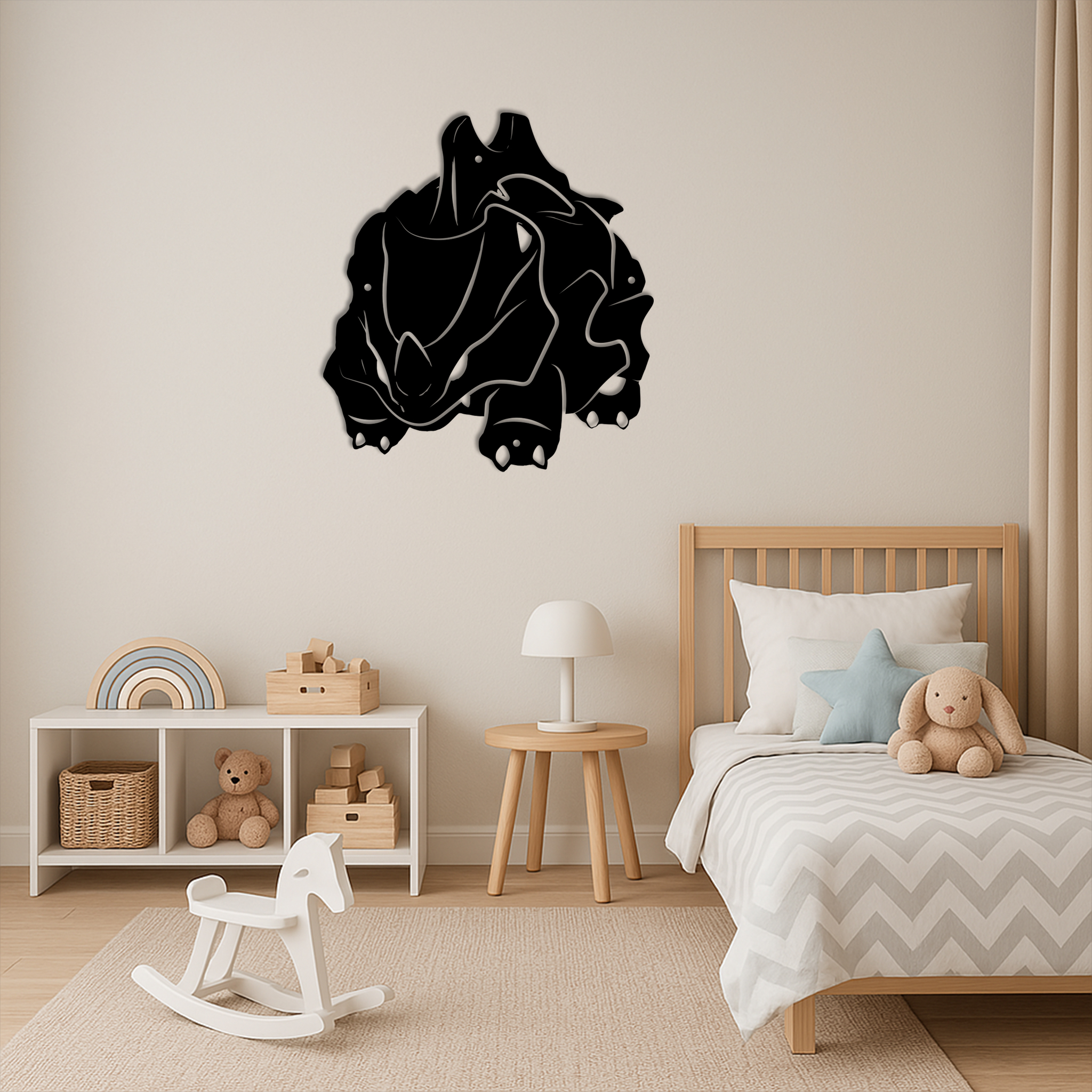 Pokemon Rhyhorn Metal Signs