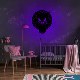 Pokemon Gengar Metal Signs