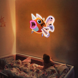 Pokemon Seaking UV Sign