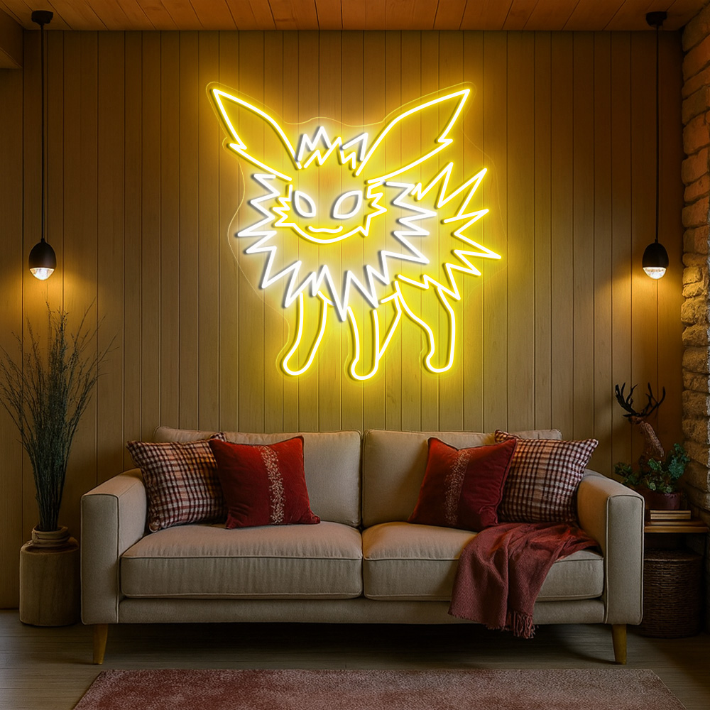 Jolteon Pokemon Neon Signs