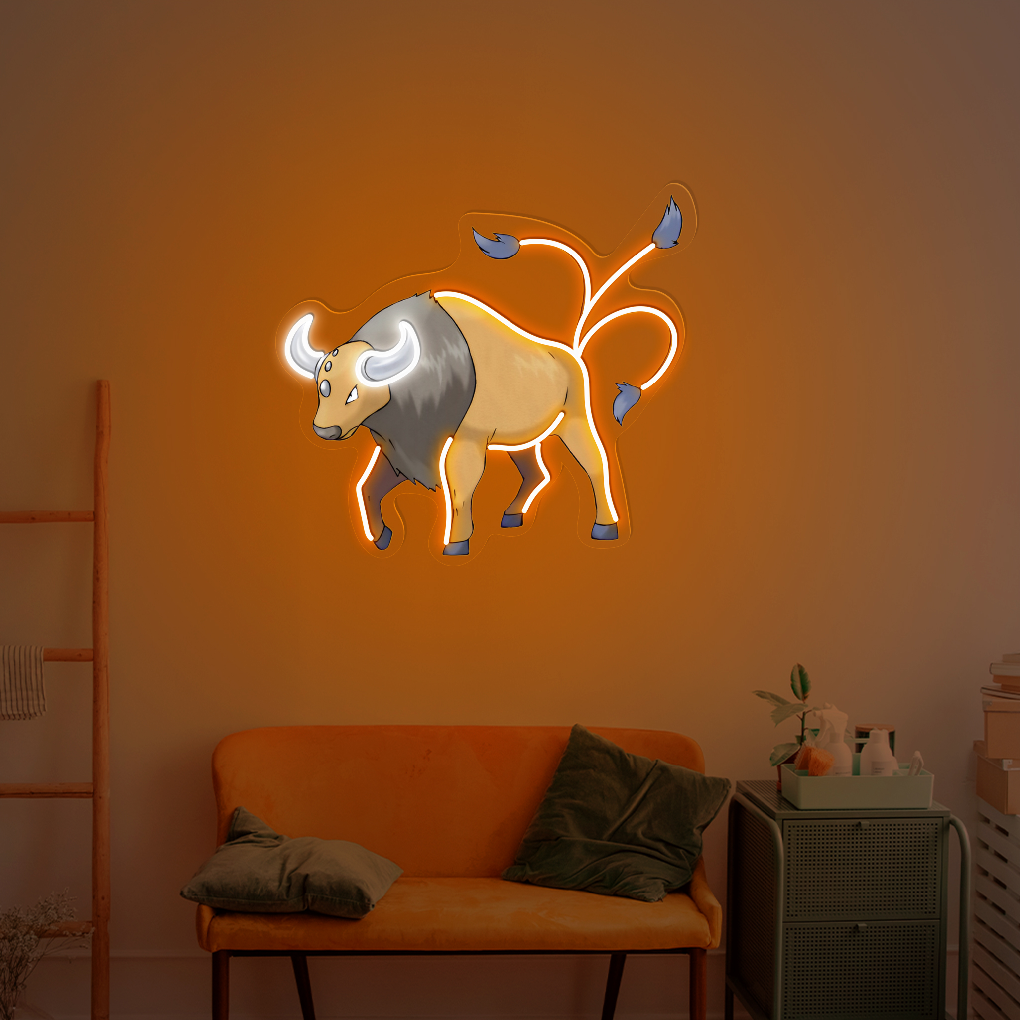 Pokemon Tauros UV Sign
