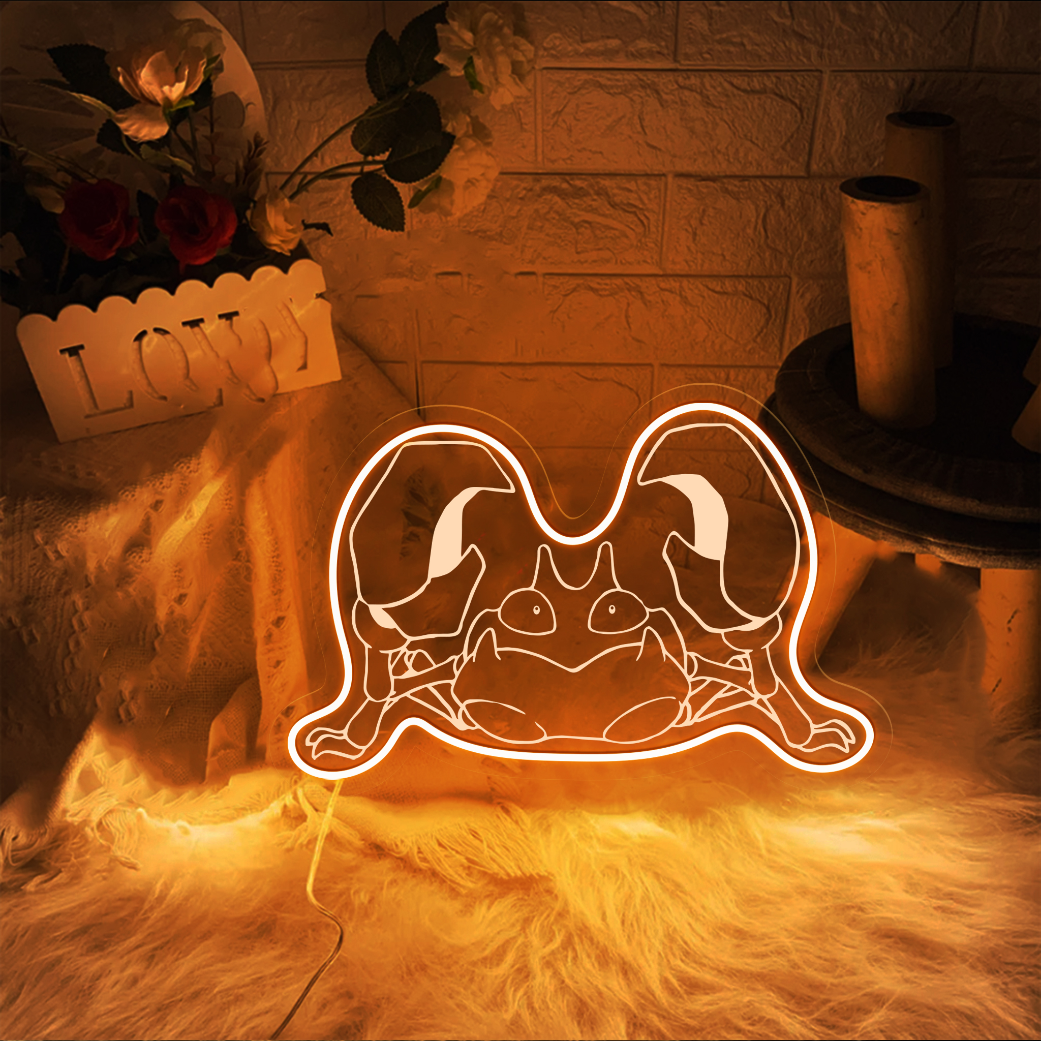 Pokemon Krabby Laser Sign