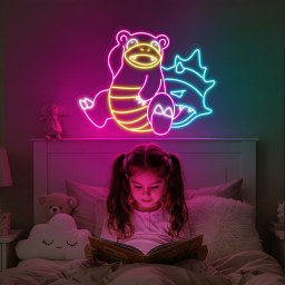 Slowbro Pokemon Neon Sign