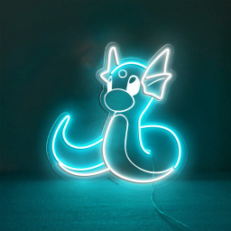 Dratini Pokemon Laser Sign