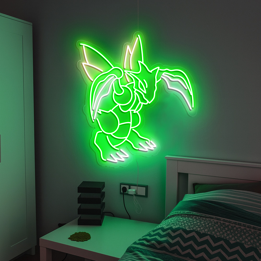 Pokemon Scyther Neon Signs