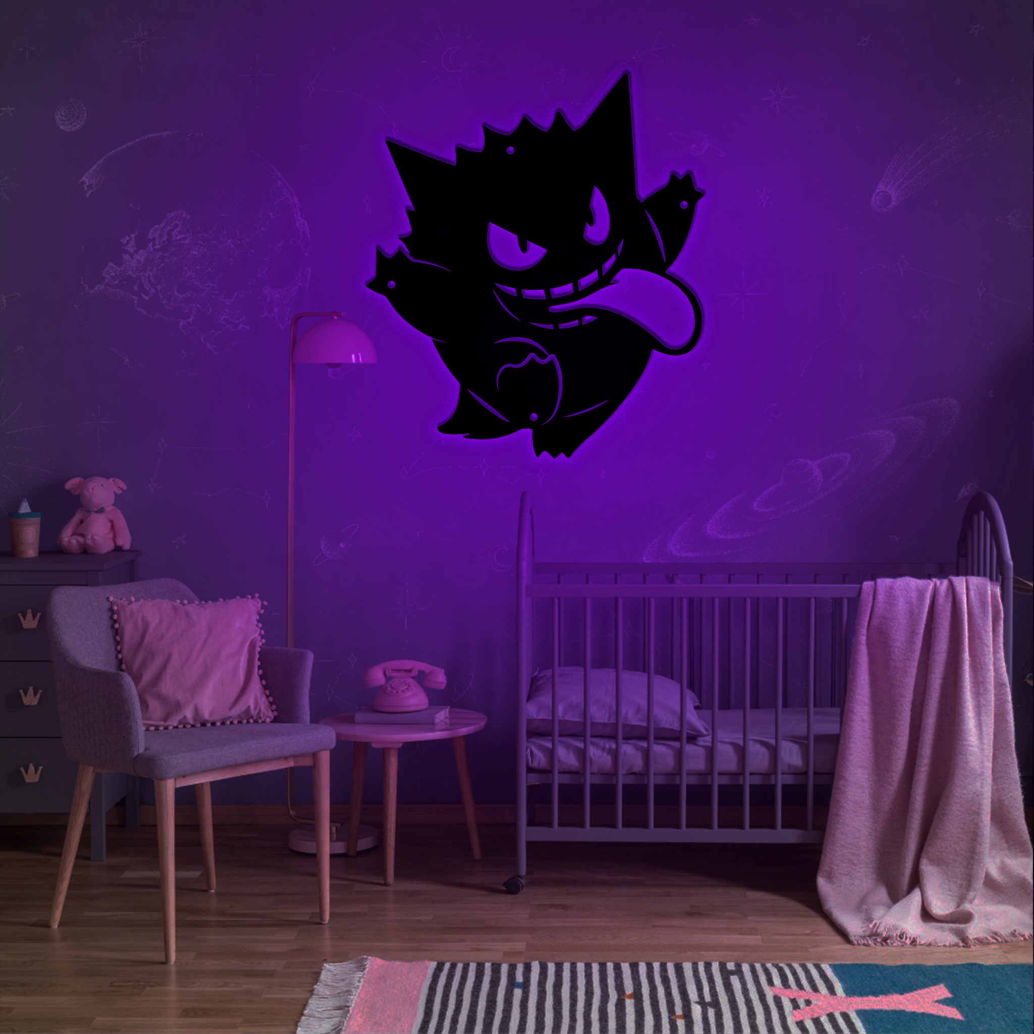 Gengar Pokemon Metal Signs