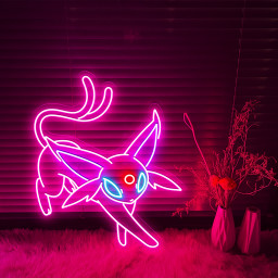 Pokemon Espeon Neon Sign