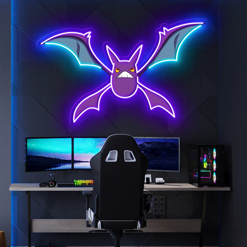 Crobat Pokemon UV Signs