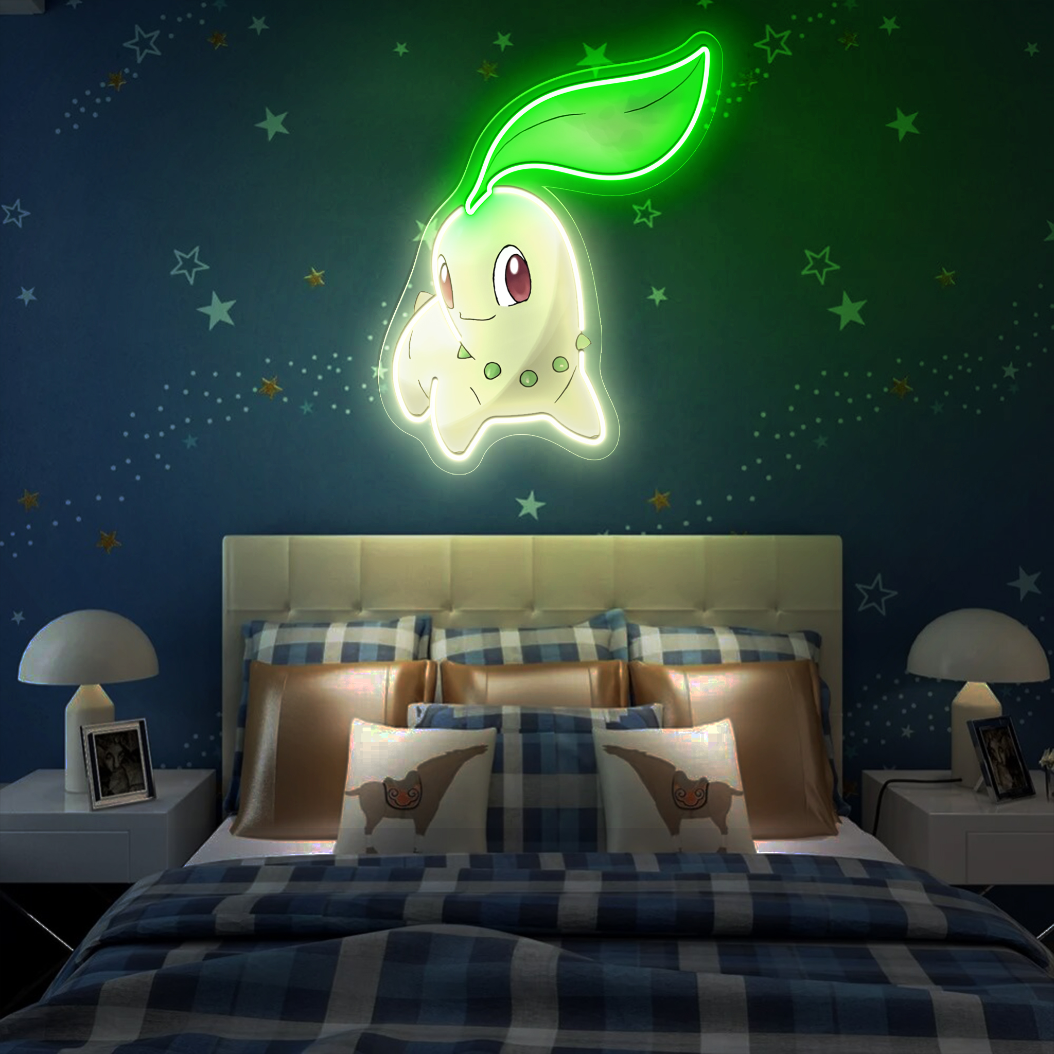 Chikorita Pokemon UV Signs