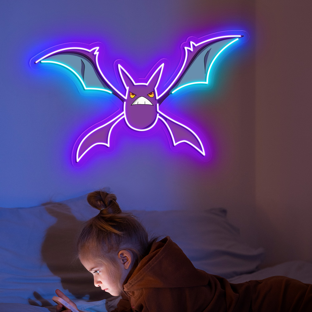 Crobat Pokemon UV Signs