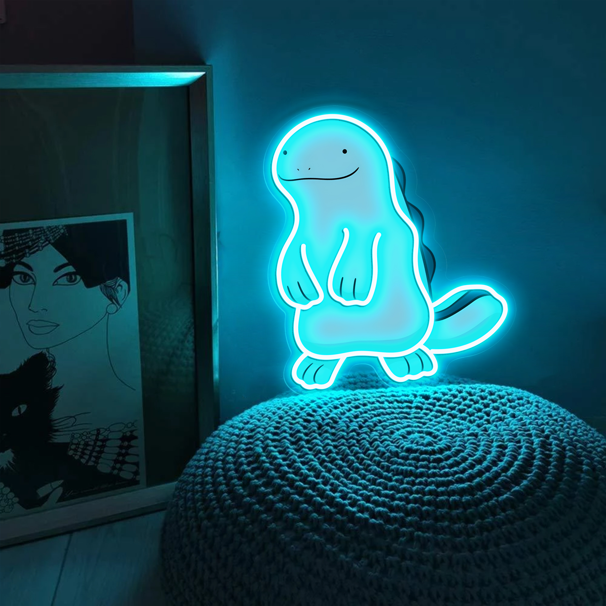 Quagsire Pokemon UV Signs