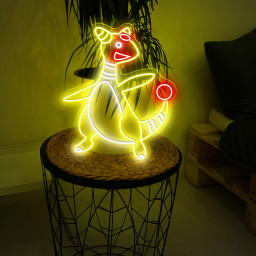 Ampharos Pokemon Neon Sign