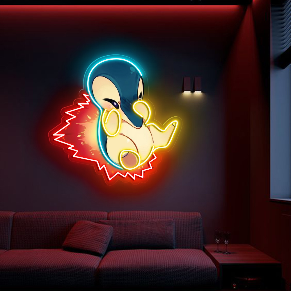 Cyndaquil Pokemon UV Signs