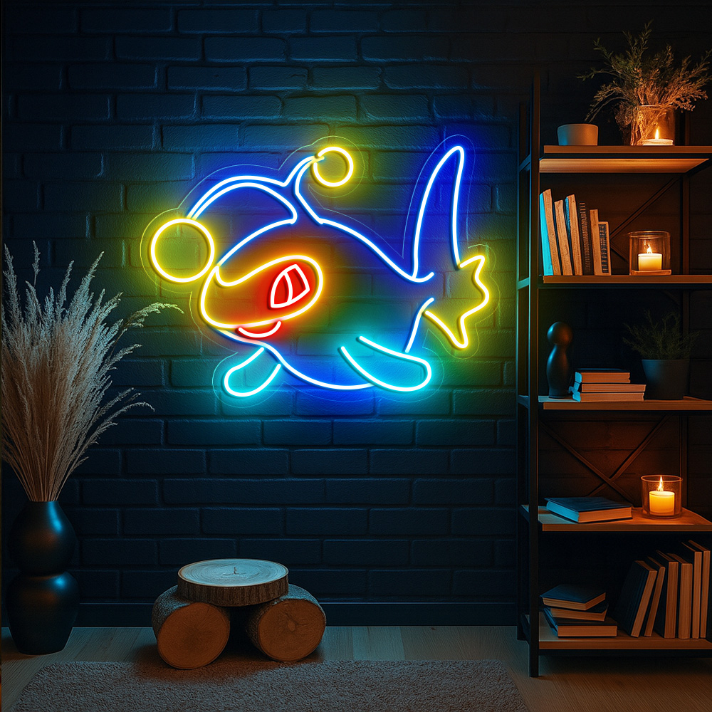 Pokemon Lanturn Neon Sign