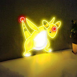 Pokemon Ampharos UV Sign