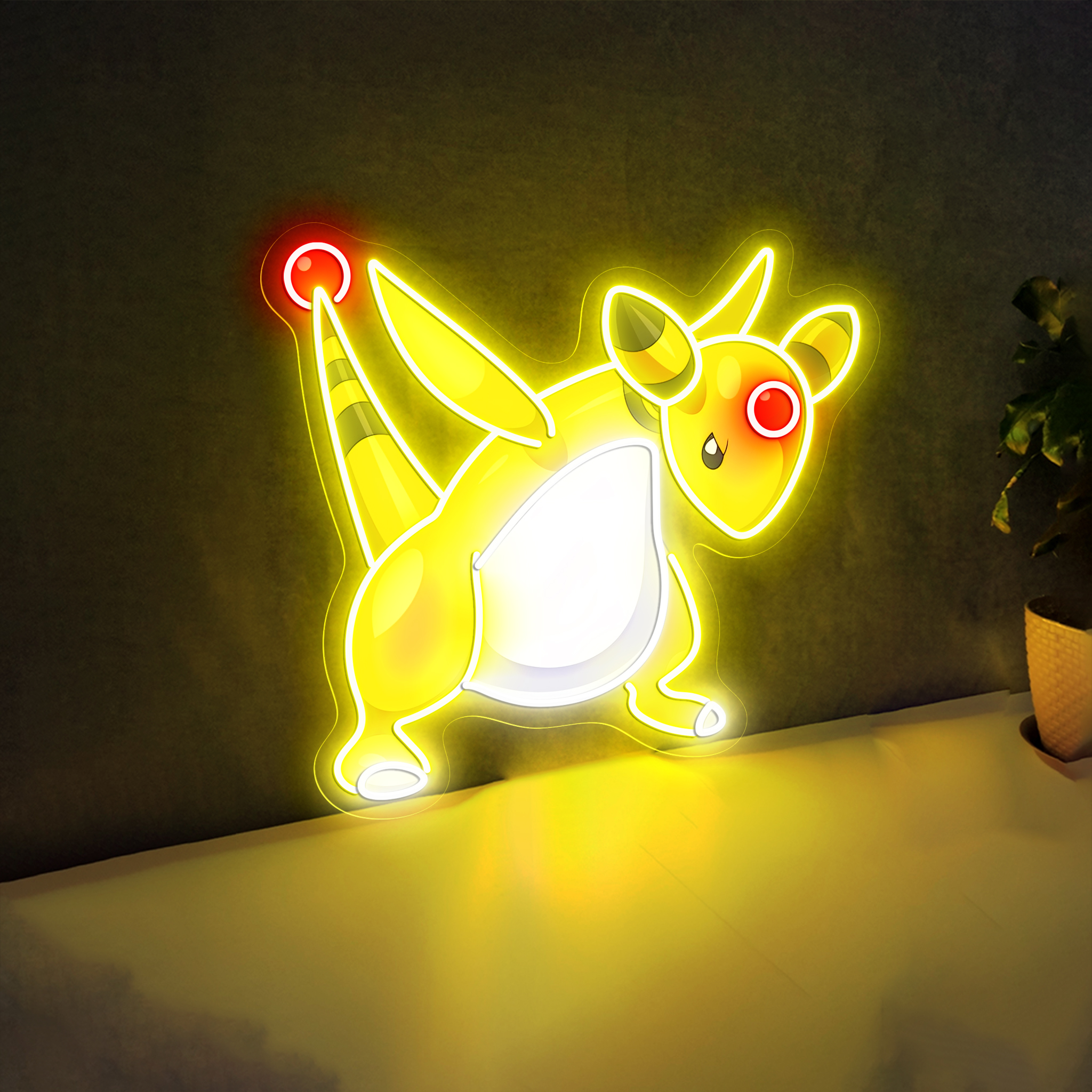Pokemon Ampharos UV Sign