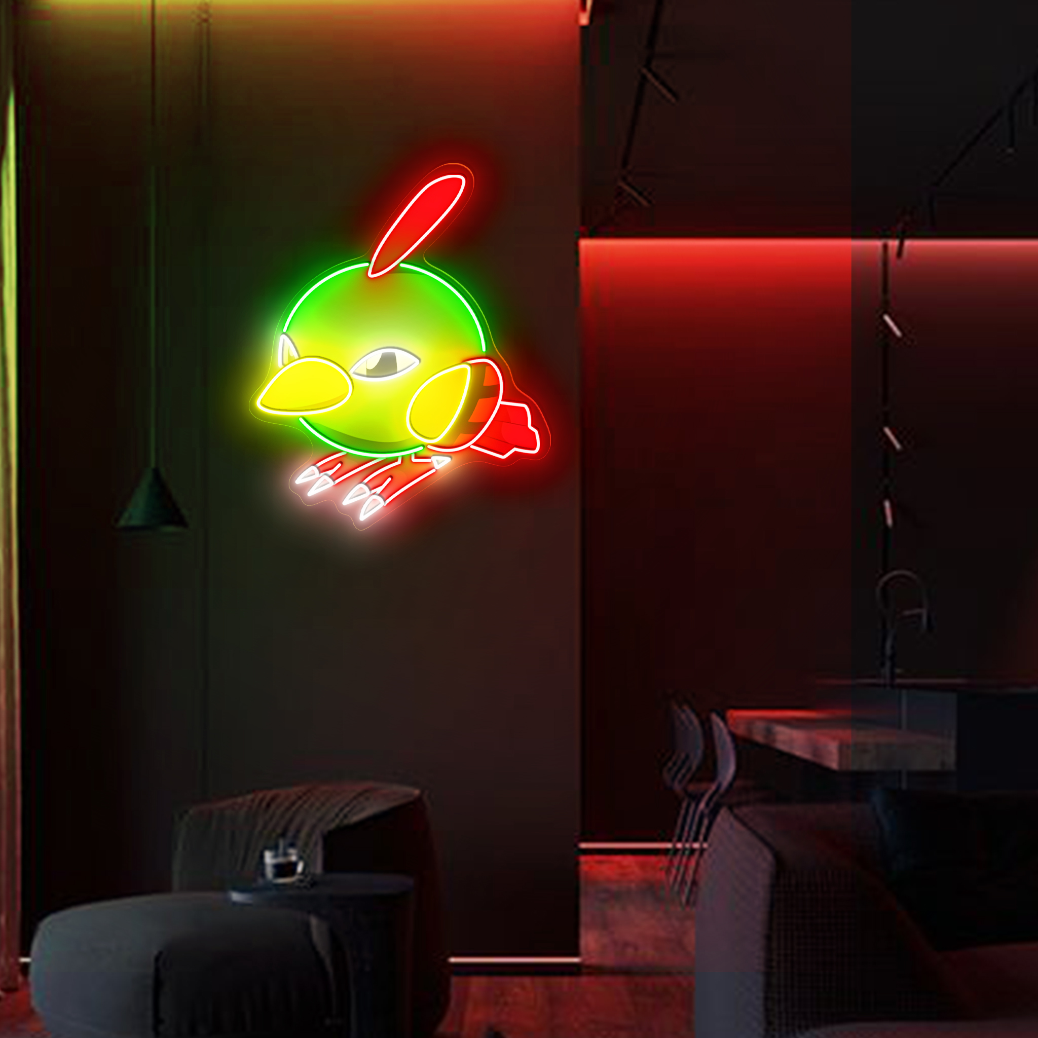 Natu Pokemon UV Signs