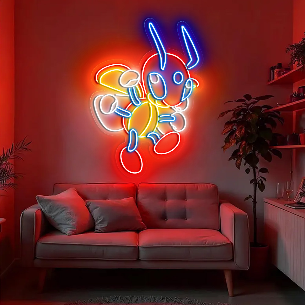 Pokemon Ledian Neon Sign