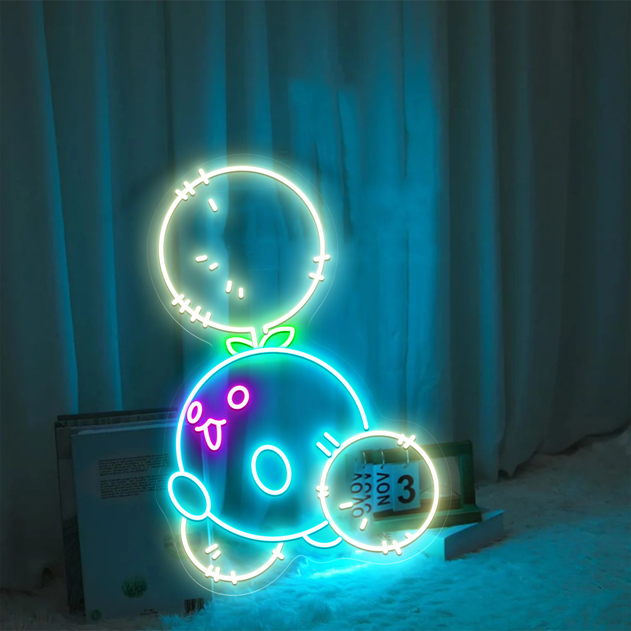 Jumpluff Pokemon Neon Sign