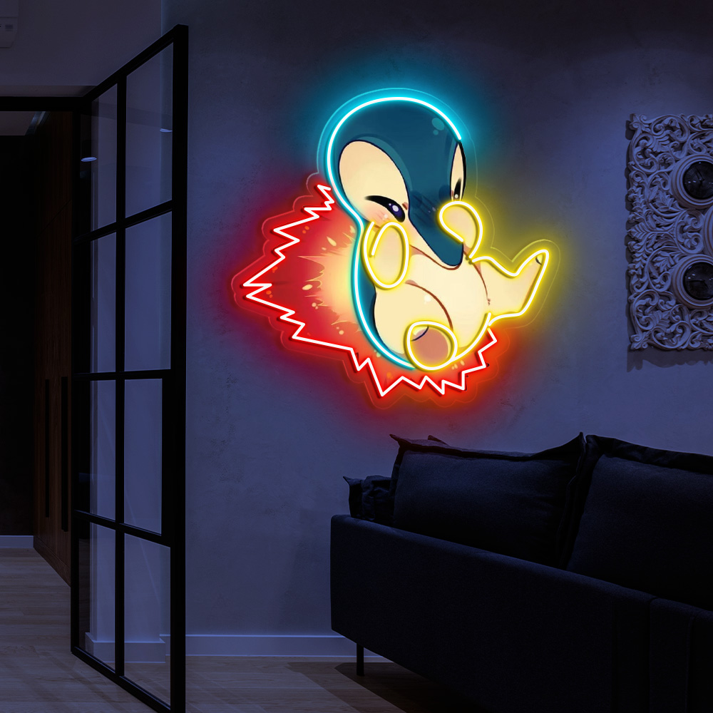 Cyndaquil Pokemon UV Signs