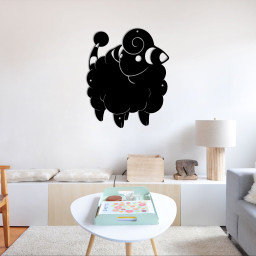 Pokemon Mareep Metal Sign
