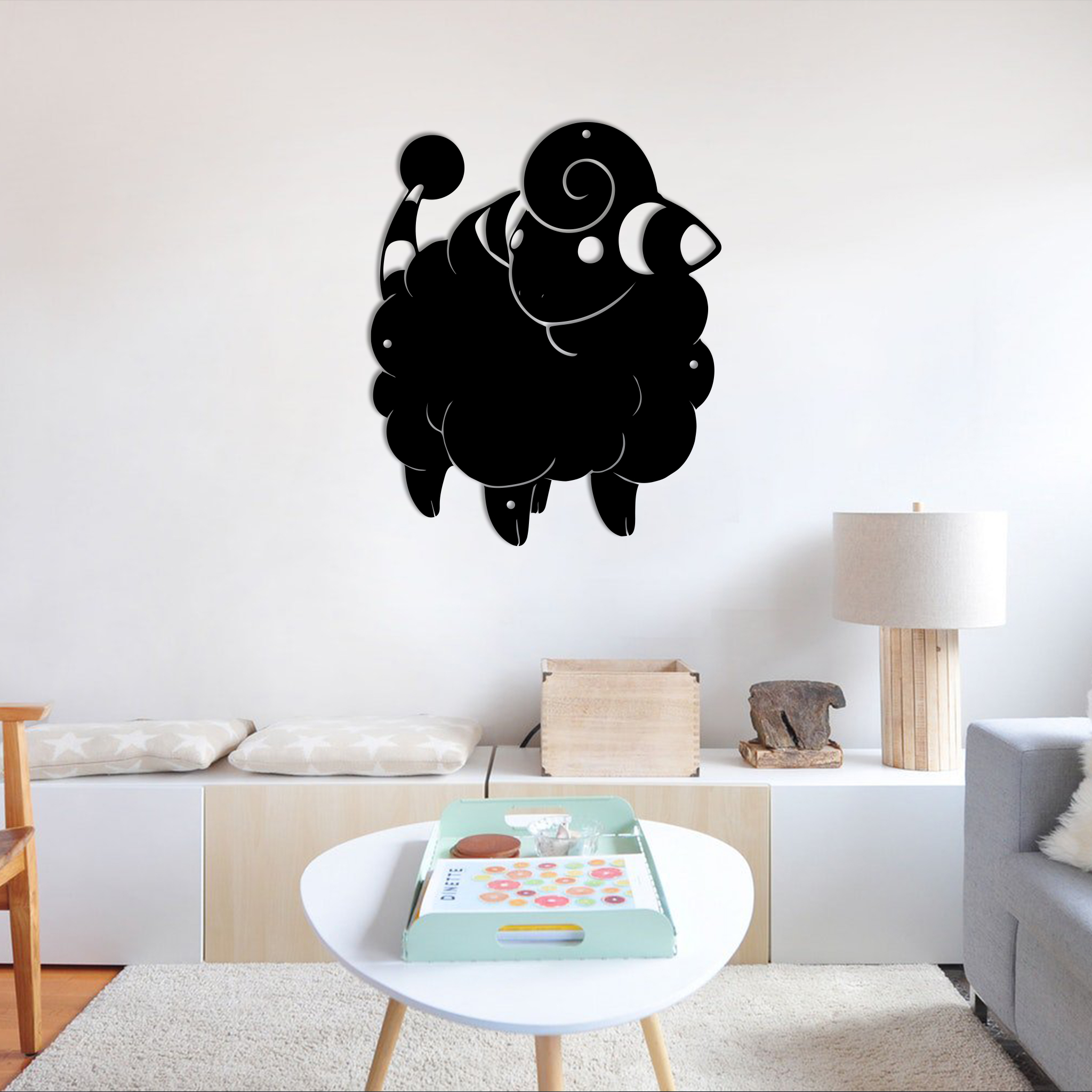 Pokemon Mareep Metal Sign