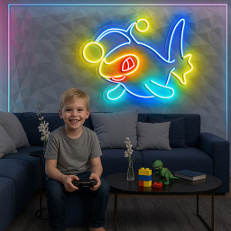 Pokemon Lanturn Neon Sign