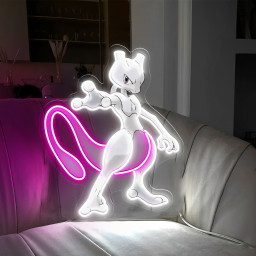 Pokemon Mewtwo UV Signs