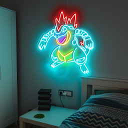 Pokemon Feraligatr Neon Sign