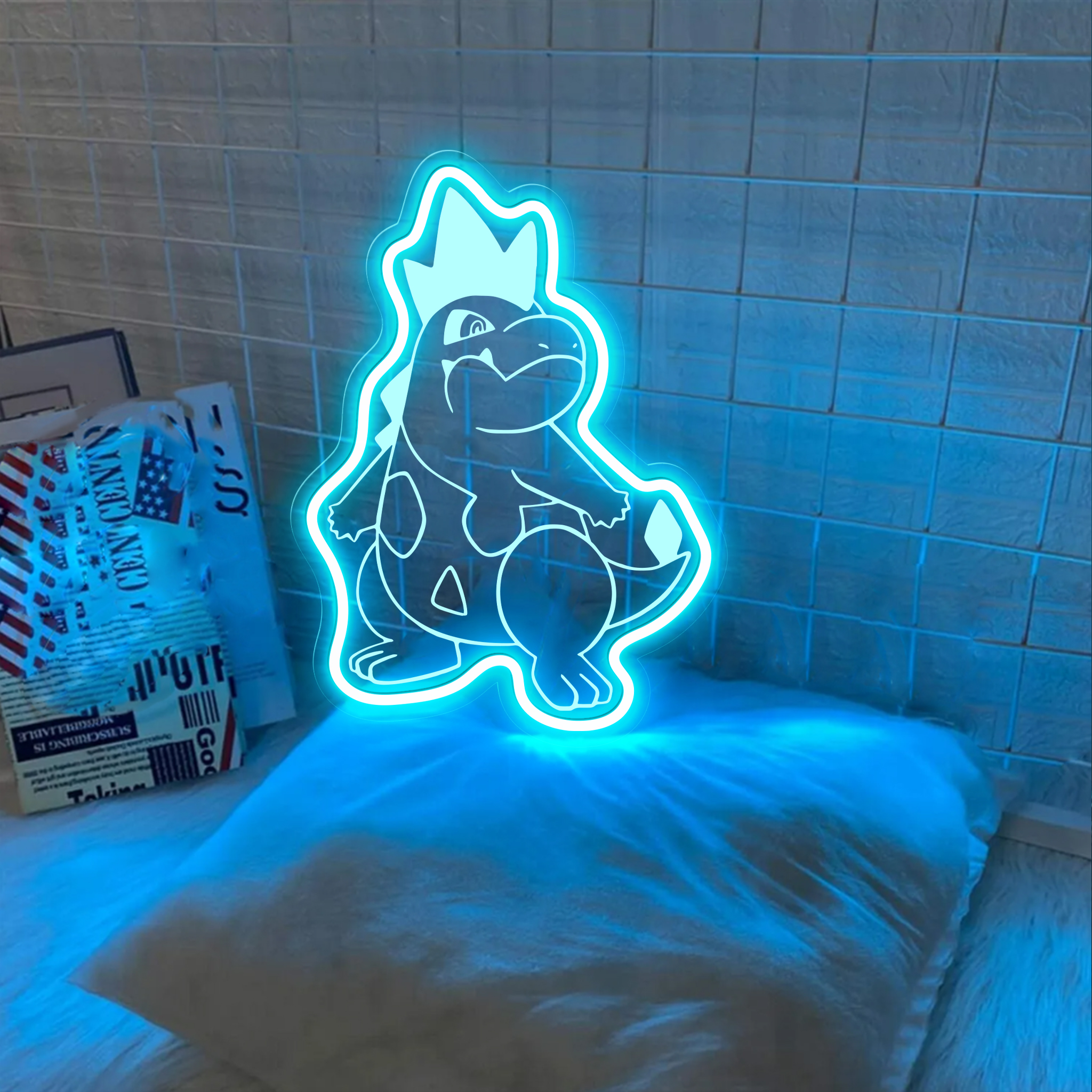 Pokemon Croconaw Laser Signs