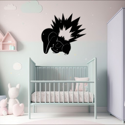 Cyndaquil Pokemon Metal Sign