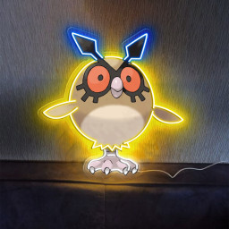 Pokemon Hoothoot UV Sign