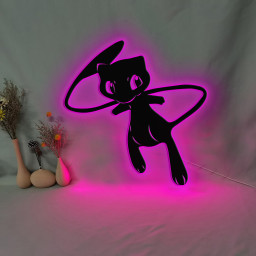 Mew Pokemon Metal Signs