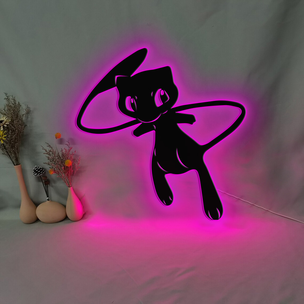 Mew Pokemon Metal Signs