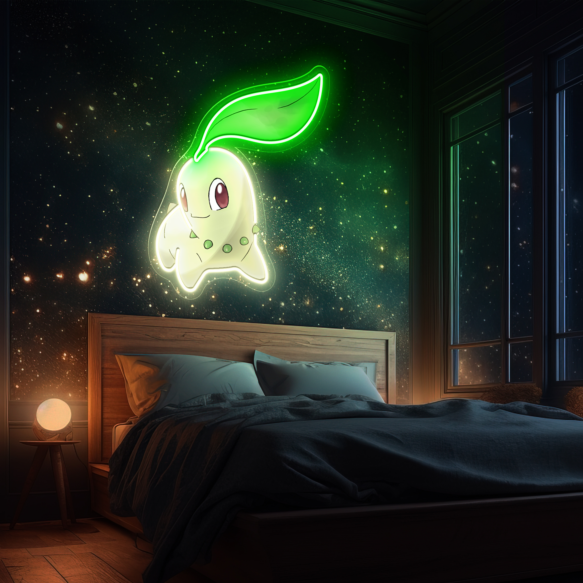 Chikorita Pokemon UV Signs