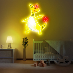 Ampharos Pokemon UV Sign