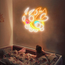 Pokemon Ledyba Neon Signs