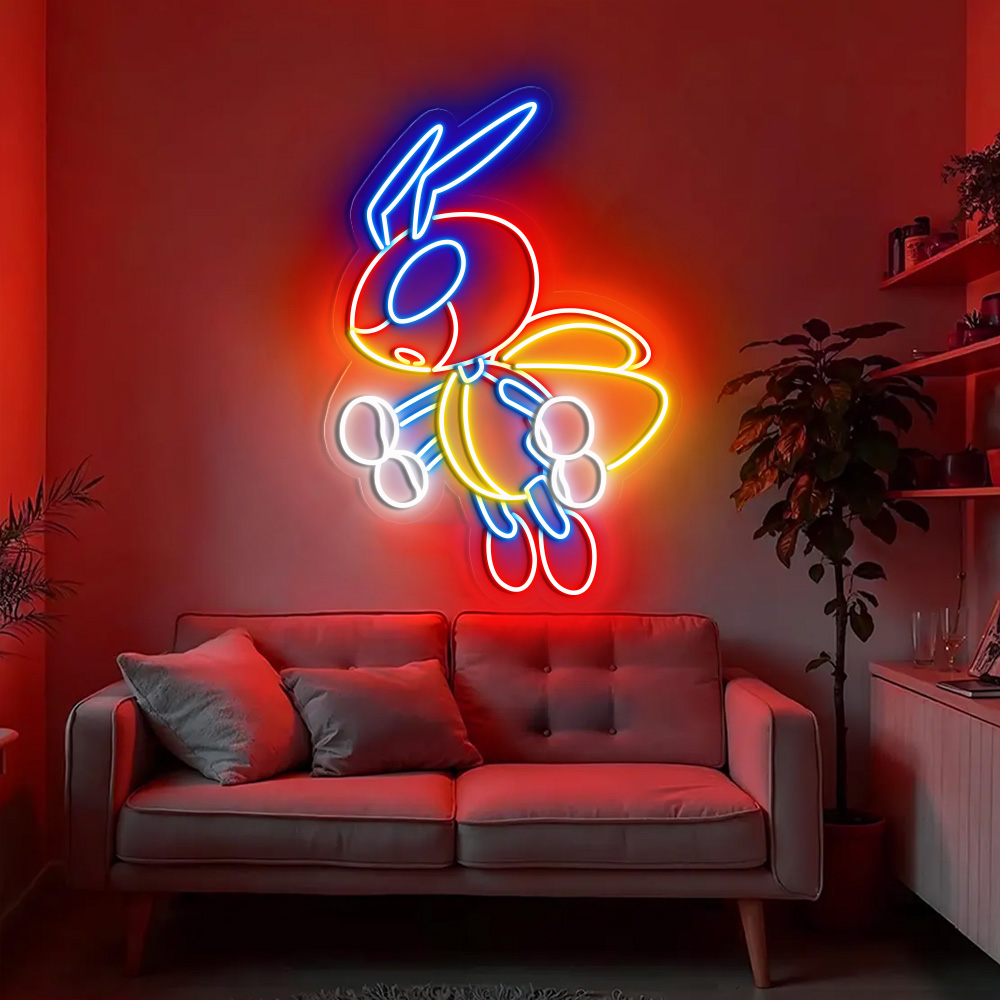 Pokemon Ledian Neon Signs