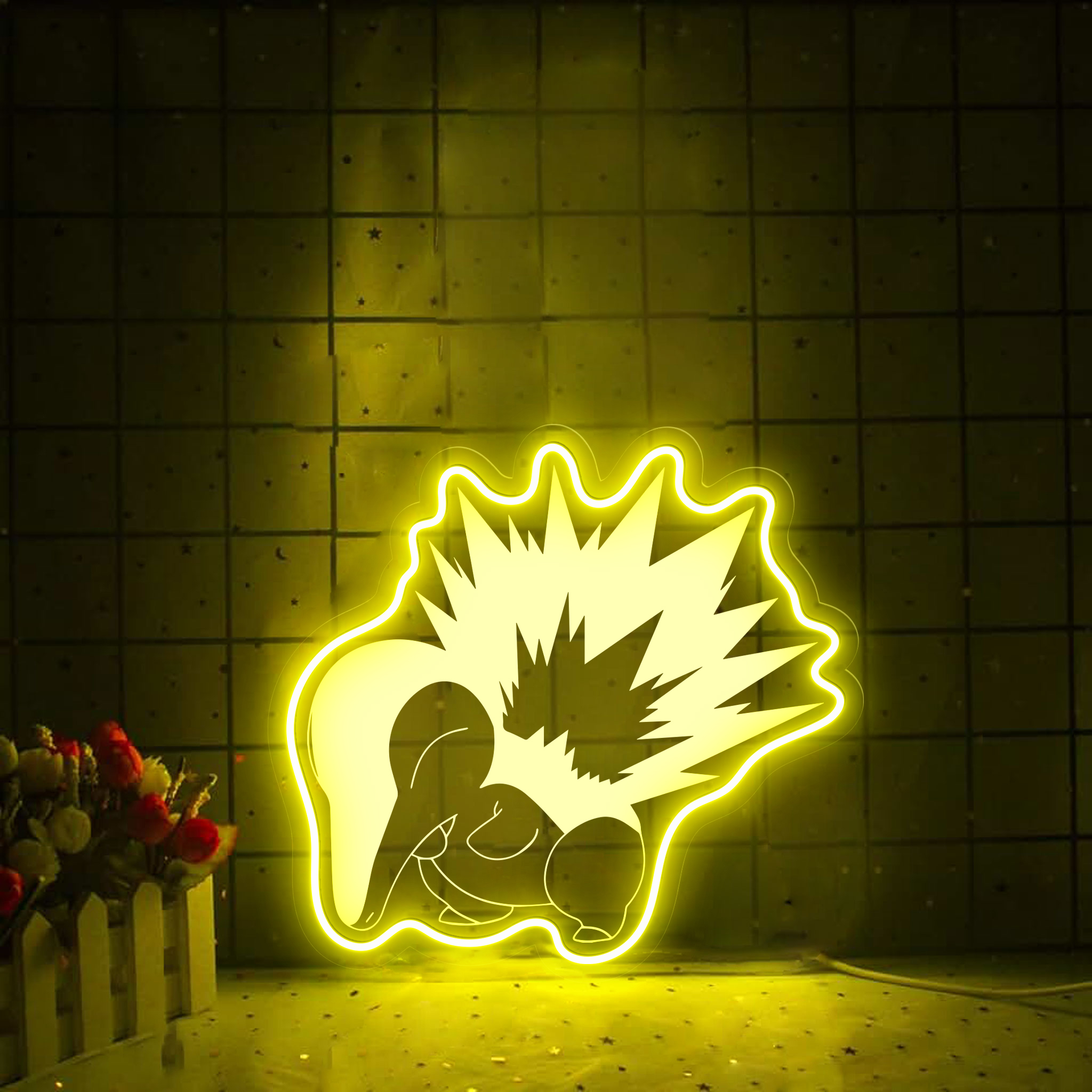 Cyndaquil Pokemon Laser Sign