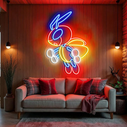 Pokemon Ledian Neon Signs